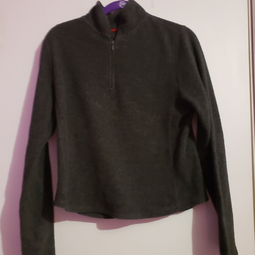 dark grey zip up